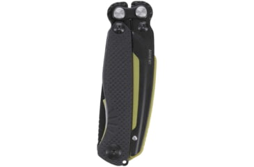 Image of SOG Specialty Knives &amp; Tools Aegis Multi-Tool, 4 Tools, 4.5in, CRYO 440, Black/Moss GRN Handle, 29-41-03-41