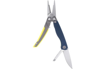 Image of SOG Specialty Knives &amp; Tools Aegis Multi-Tool, 4 Tools, 4.5in, CRYO 440, Indigo/Acid GRN Handle, 29-41-01-41
