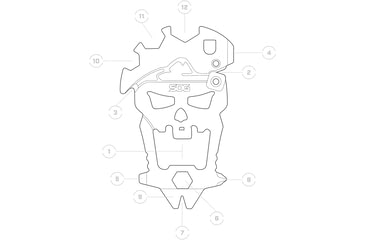 Image of SOG Specialty Knives &amp; Tools MacV Tool, Hardcased Black Finish, Black, SOG-SM1001-CP