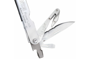 Image of SOG Specialty Knives &amp; Tools PowerLock Multi-Tool w/ V-Cutter, Nylon Sheath, Silver/Satin, SOG-S62N-CP
