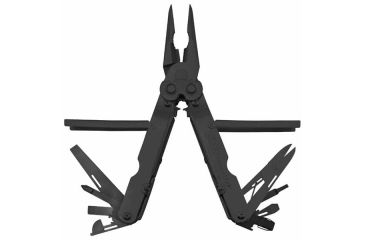 Image of SOG Specialty Knives &amp; Tools Powerlock Traveler Multi-Tool,Black w/Sheath,Clam Pack SOGB61TR-CP