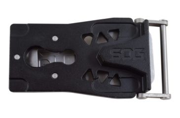 Image of SOG Specialty Knives &amp; Tools Sync I Traveler Detachable Multi - Tool with Belt Buckle, 11 Tools, 4.4in, Black, SN1002-CP