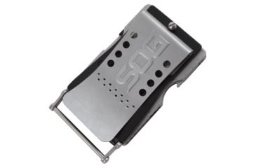 Image of SOG Specialty Knives &amp; Tools Sync II Traveler Detachable Multi - Tool with Belt Buckle, 12 Tools, 5.8in, Black, SN1012-CP