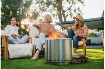 Image of Solo Stove Bonfire and Stand 2.0, Stainless Steel, Medium, SSBON-SD-2.0