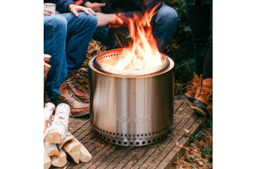 Image of Solo Stove Bonfire and Stand, Stainless Steel, Medium, ssbon-sd
