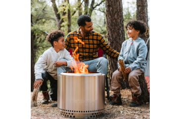 Image of Solo Stove Bonfire and Stand, Stainless Steel, Medium, ssbon-sd