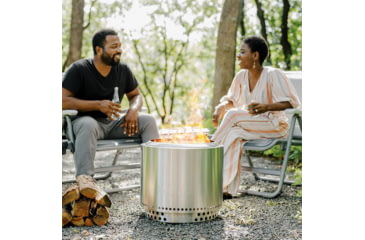 Image of Solo Stove Bonfire and Stand, Stainless Steel, Medium, ssbon-sd