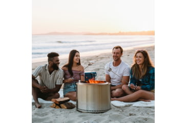 Image of Solo Stove Bonfire and Stand, Stainless Steel, Medium, ssbon-sd