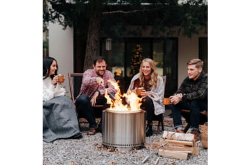 Image of Solo Stove Bonfire and Stand, Stainless Steel, Medium, ssbon-sd