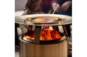 Image of Solo Stove Bonfire Heat Deflector, Stainless Steel, Medium, SSBON-DEFLECTOR