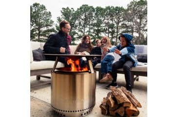 Image of Solo Stove Yukon Heat Deflector, Stainless Steel, Medium, SSYUK-27-DEFLECTOR