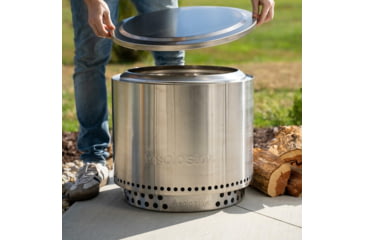 Image of Solo Stove Bonfire Lid, Stainless Steel, Medium, ssbon-lid