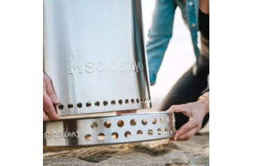 Image of Solo Stove Bonfire Stand, Stainless Steel, BON-STAND