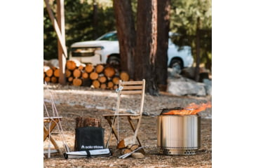 Image of Solo Stove Bonfire Stand, Stainless Steel, BON-STAND