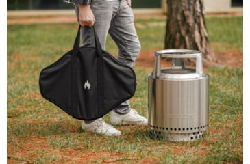 Image of Solo Stove Ranger Cast Iron Grill Cooking Bundle 2, Stainless Steel, Cast Iron Black, Medium, SSRAN-COOKING-BUNDLE