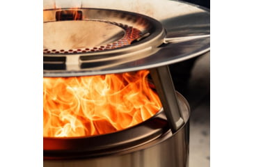 Image of Solo Stove Ranger Heat Deflector, Stainless Steel, Medium, SSRAN-DEFLECTOR