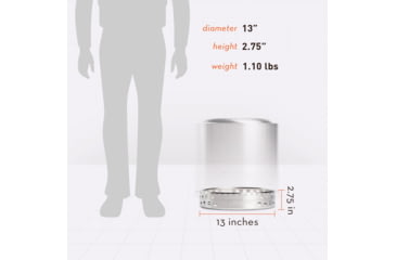 Image of Solo Stove Ranger Stand, Stainless Steel, Small, ran-stand