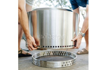 Image of Solo Stove Yukon and Stand, Stainless Steel, Large, ssyuk-sd-27