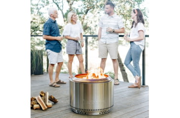 Image of Solo Stove Yukon and Stand, Stainless Steel, Large, ssyuk-sd-27