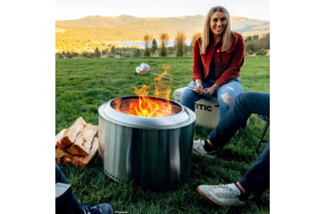 Image of Solo Stove Yukon Key Bundle, Stainless Steel, Large, ssyuk-sd+shelter