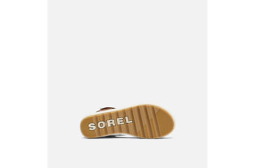 Image of Sorel Cameron Flatform Leather Sandals - Womens, Velvet Tan/Chalk, 9.5 US, 1999471-242-9.5