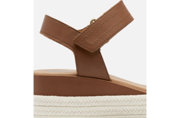 Image of Sorel Cameron Flatform Leather Sandals - Womens, Velvet Tan/Chalk, 9.5 US, 1999471-242-9.5