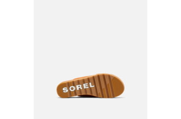 Image of Sorel Cameron Flatform Mule Wedge Sandals Suede - Womens, Desert Sun/Gum 17, 7 US, 1999171-806-7