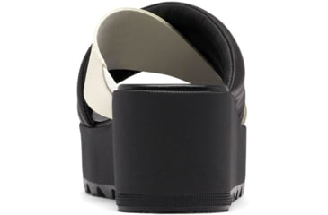 Image of Sorel Cameron Flatform Puff Mule Sandals - Womens, Black/Sea Salt, 7 US, 2030451-010-7