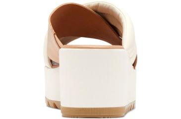 Image of Sorel Cameron Flatform Puff Mule Sandals - Womens, Chalk/Honest Beige, 8.5 US, 2030451-191-8.5