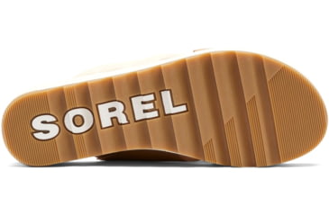 Image of Sorel Cameron Flatform Puff Mule Sandals - Womens, Chalk/Honest Beige, 8.5 US, 2030451-191-8.5