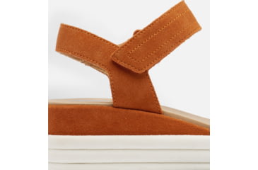Image of Sorel Cameron Flatform Suede Sandals - Womens, Desert Sun/Chalk, 9 US, 1986451-806-9