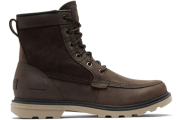 Image of Sorel Carson Storm Waterproof Boot - Mens, Blackened Brown, Khaki II, 9.5, 2028241-205-9.5