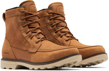 Image of Sorel Carson Storm Waterproof Boot - Mens, Camel Brown, Oatmeal, 9, 2028241-224-9