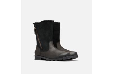 Image of Sorel Emelie Foldover Boot - Womens, OVER-Black, 8, 1809031010-8