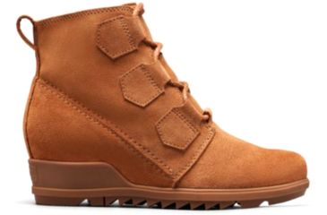 Image of Sorel Evie Lace-Up Boots - Womens, Suede Camel Brown, 10.5, 1870421224-10.5