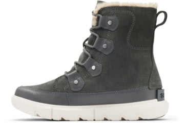 Image of Sorel Explorer II Joan Faux Fur Waterproof Winter Boot - Womens, Grill, Fawn, 8.5, 1951631028-8.5