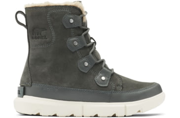 Image of Sorel Explorer II Joan Faux Fur Waterproof Winter Boot - Womens, Grill, Fawn, 8.5, 1951631028-8.5