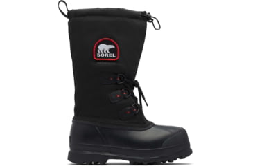 Image of Sorel Glacier XT Winter Boot - Mens, Black/Red Quartz, 7 US, 1573891010-7
