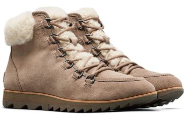 Image of Sorel Harlow Lace Cozy - Womens, Ash Brown, 11, 1876411240-11