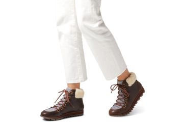 Image of Sorel Harlow Lace Cozy - Womens, Felt Burro, 6, 1876401282-6