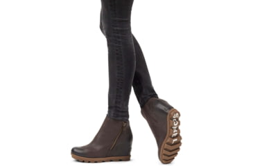 Image of Sorel Joan Of Arctic Wedge II Zip Bootie - Womens, Blackened Brown, 9.5 US, 1920921205-9.5
