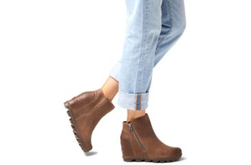 Image of Sorel Joan Of Arctic Wedge II Zip Boots - Womens, Ash Brown, 6, 1876991240-6