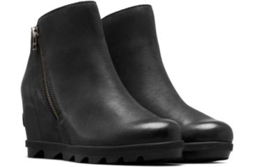 Image of Sorel Joan Of Arctic Wedge II Zip Boots - Womens, Black, 10, 1870231010-10