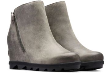 Image of Sorel Joan Of Arctic Wedge II Zip Boots - Womens, Quarry, 10, 1870231052-10