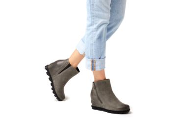 Image of Sorel Joan Of Arctic Wedge II Zip Bootie - Womens, Quarry, 10 US, 1870231052-10