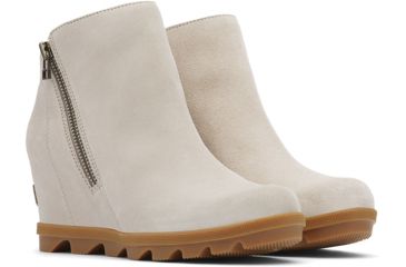 Image of Sorel Joan Of Arctic Wedge II Zip Shoe - Womens, Soft Taupe, 6.5 US, 1914011096-6.5