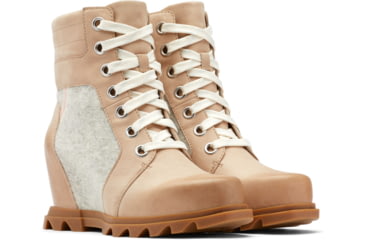 Image of Sorel Joan Of Arctic Wedge III Lexie Bootie - Womens, Natural Tan, Gum 2, 9.5, 1978201-257-9.5