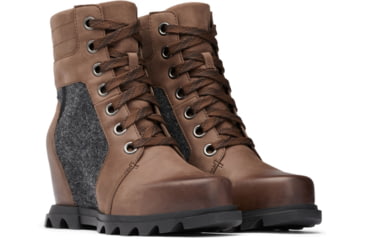 Image of Sorel Joan Of Arctic Wedge III Lexie Bootie - Womens, Tobacco, Black, 8.5, 1978201258-8.5
