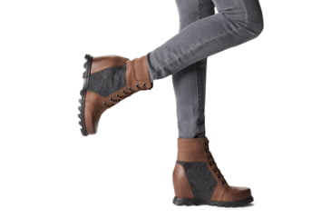 Image of Sorel Joan Of Arctic Wedge III Lexie Bootie - Womens, Tobacco, Black, 8.5, 1978201258-8.5
