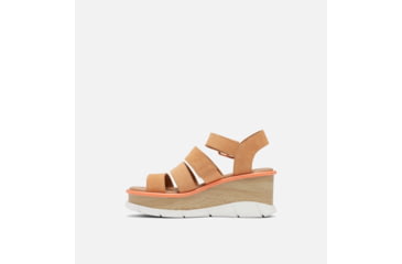 Image of Sorel Joanie III Ankle Strap Wedge Sandals - Womens, Faded Spark/White, 8 US, 1999401-877-8